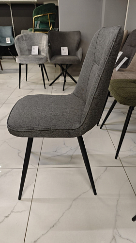 Стул на металлокаркасе Texas 3 поворотный синий / черный из шоурума 8